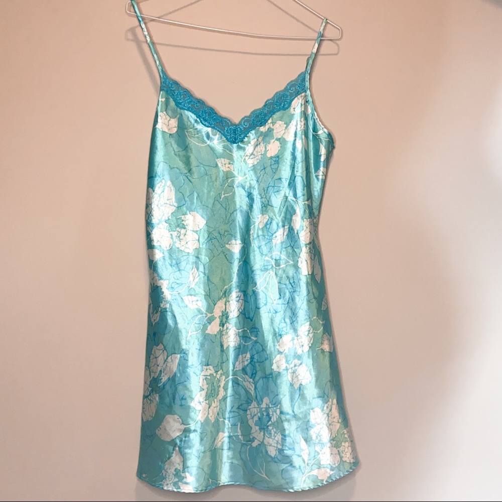 VINTAGE satin slip dress